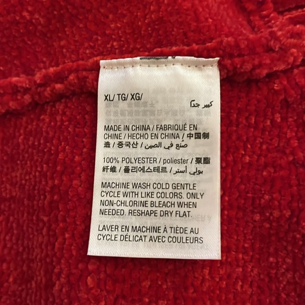 Vivid Red Open Cardigan - Picture 6 of 7